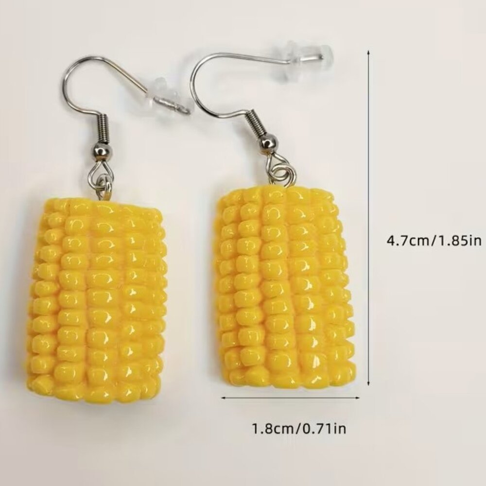 Corn on the Cob Earrings Z150